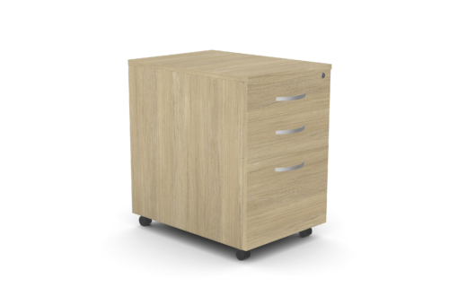 Kito Pedestal - Mobile, Low, 3 Drawer
