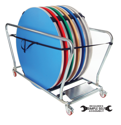 Round Table Trolley - Holds 6 Tables