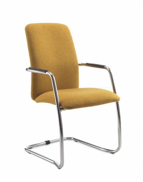 Magenta Cantilever, High Back, With Arms
