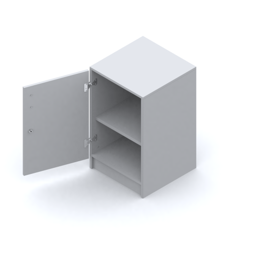MEX Loose - Single Door Unit - (1 Shelf) - 500 x 500 x 900mm - Image 4