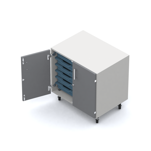 MEX Mobile - Double Door Tray Unit (For 12 Trays) - Image 2