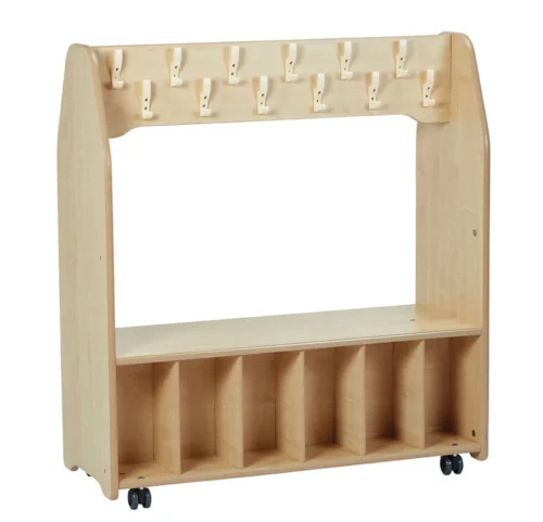 Millhouse Freestanding Mobile Cloakroom Trolley - Image 2