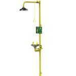 Floor Mounted Drench Shower with Eyewash