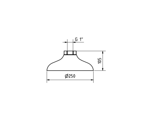 ABS Emergency Shower Head - Image 2