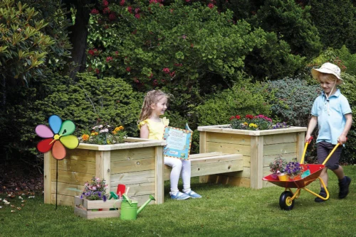 Millhouse Planter & Bench Combo