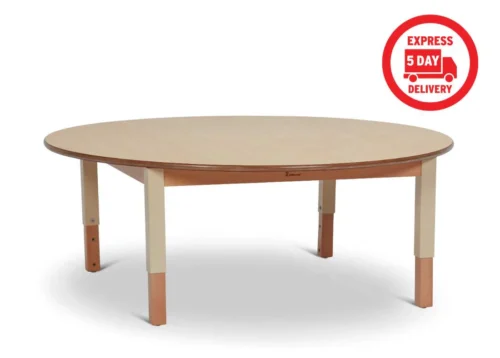 Millhouse Large Circular Table Height Adjustable