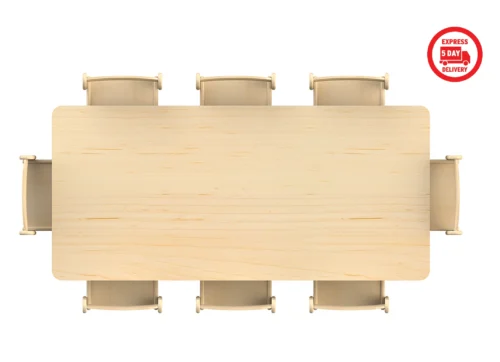 Millhouse Large Rectangular Table (W1500 x D695mm) - Image 2