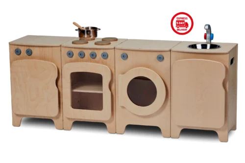 Millhouse Natural Kitchen Set of 4 - Cooker, Sink, Washer, Fridge (H550mm) - Image 6