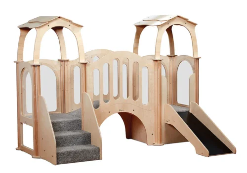 Millhouse Hide ‘n’ Slide Kinder Gym with Roof - Image 2
